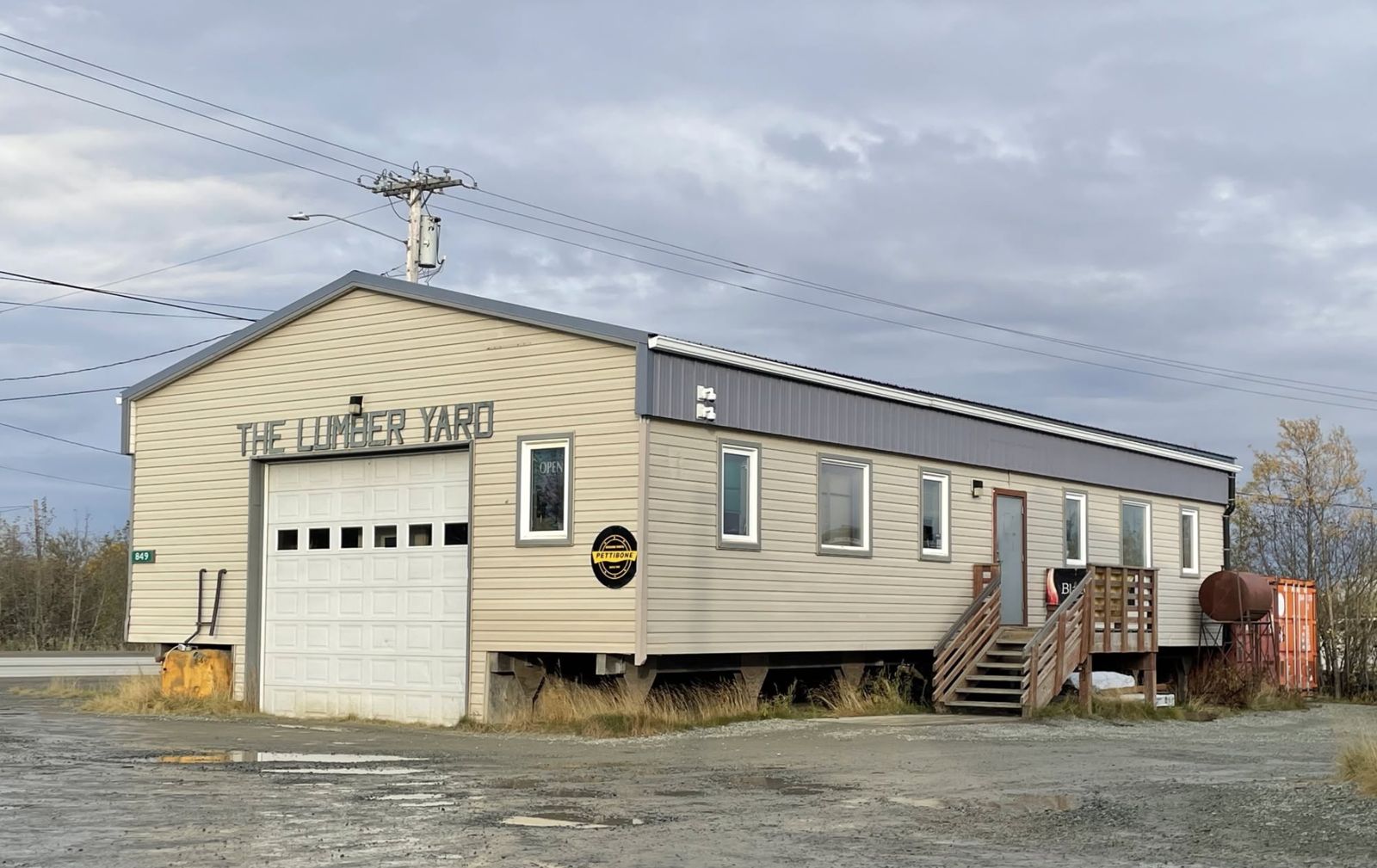 Bethel Lumber Yard building at 849 3rd Avenue in Bethel